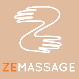 logo Zemassage beige